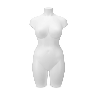 Hvit dame plus size torso