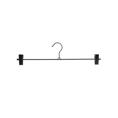 Sort buksehenger i metall. Regulerbar i lengde. L=40 cm B=27 mm